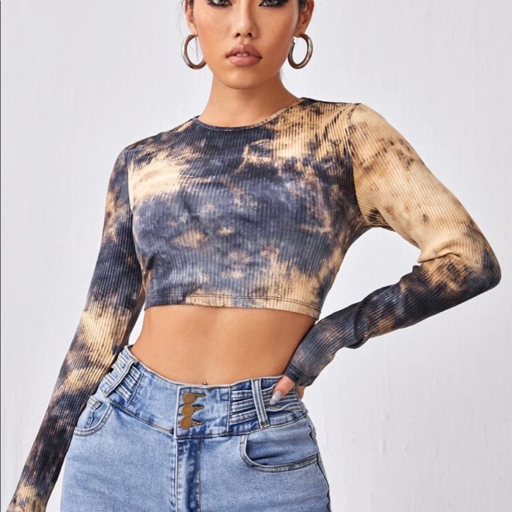 Tie dye crop top